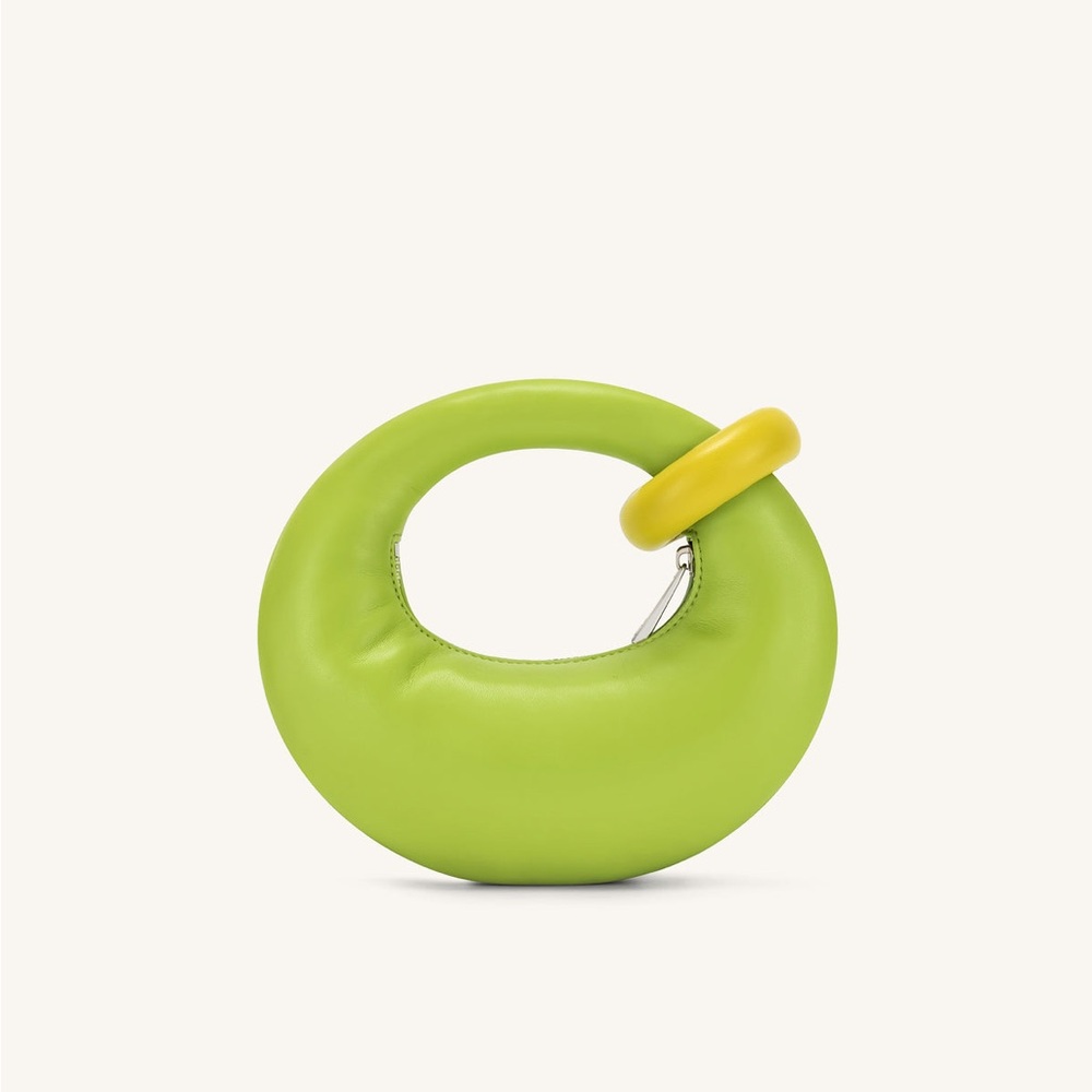 JW Pei Abacus Mini Top Handle Bag in Acid Green